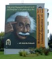 Einstein Fassadenbild Limbach-Oberfrohna  WOLF_ART